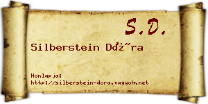 Silberstein Dóra névjegykártya